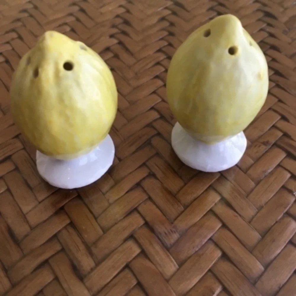 Lemon Salt and Pepper Shakers
